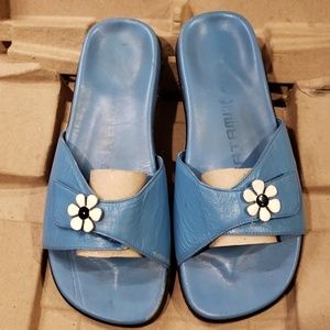 Birkenstock Tatami 39 blue slides